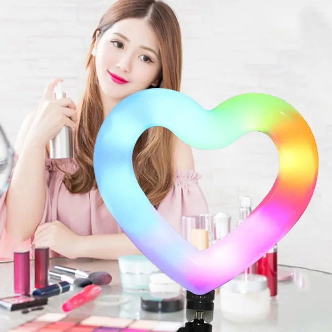Heart-Shaped RGB LED Light
