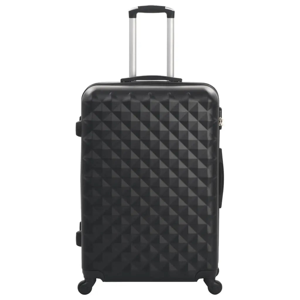 Black ABS 3-Piece Hardcase Trolley Luggage Set