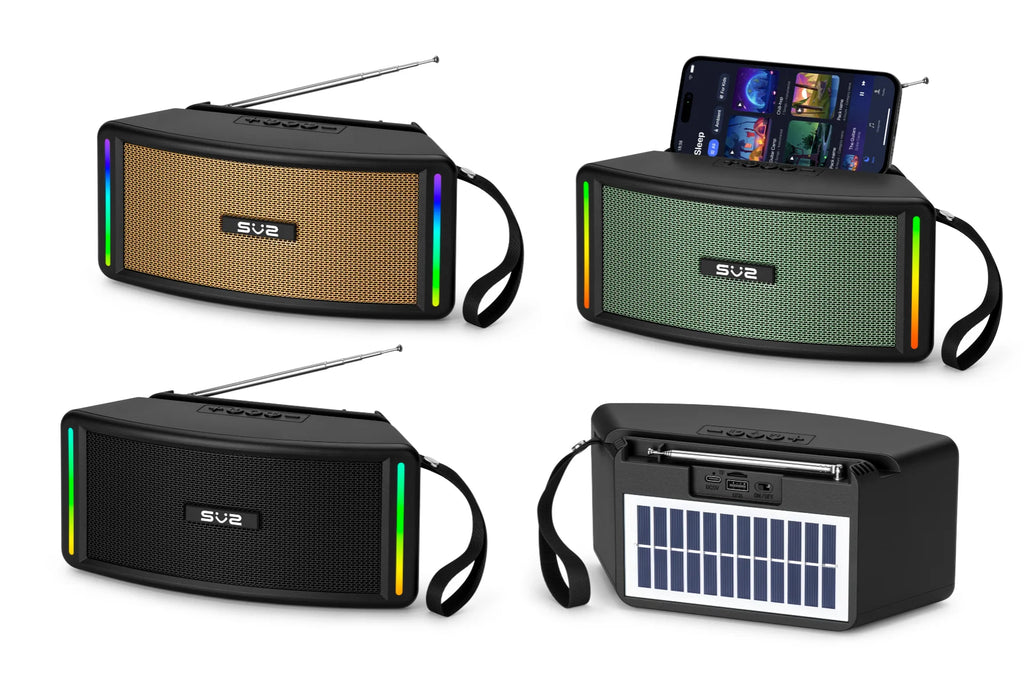Wireless Solar-Powered Bluetooth Speaker