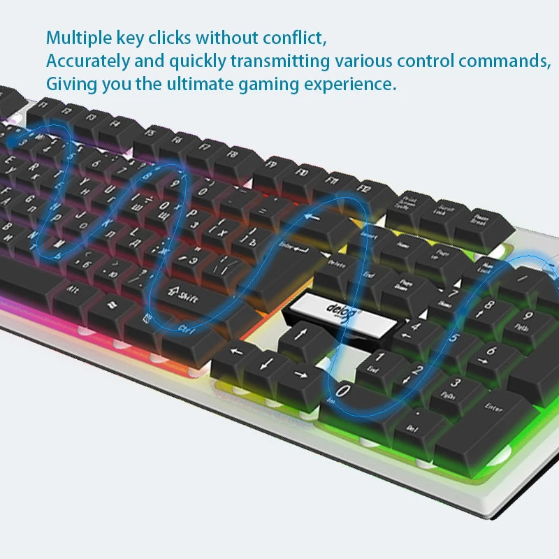 Office Dazzle Color Keyboard & Mouse Combo