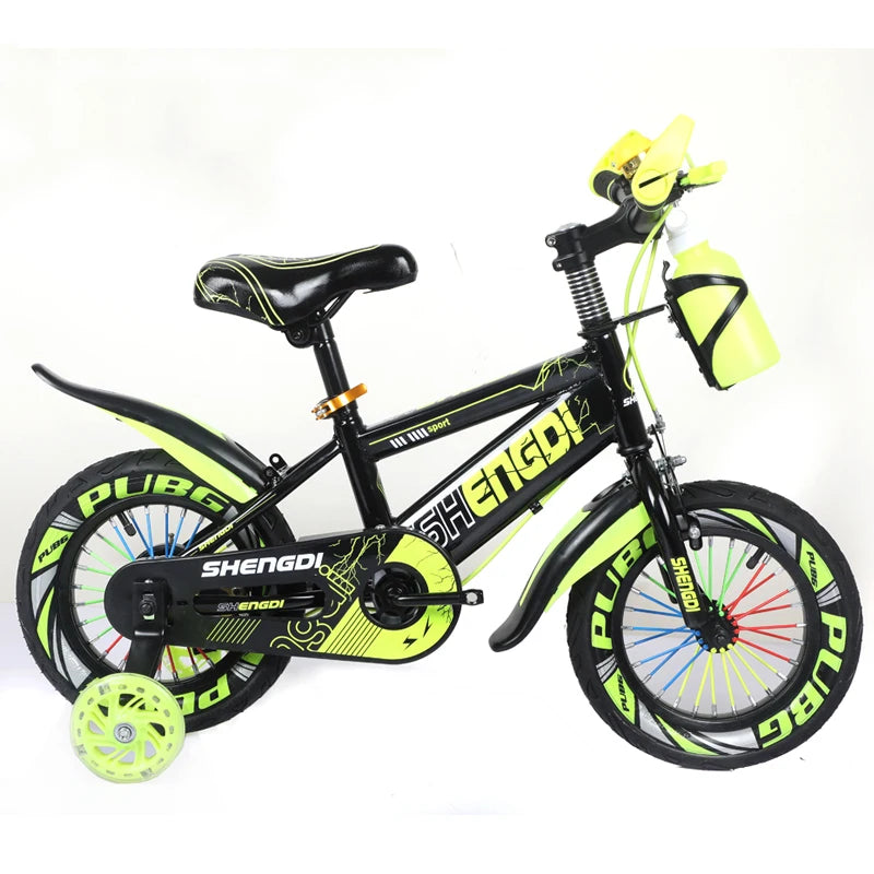 Kids' Bicycle with Light-Up Training Wheels