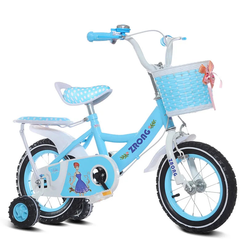 New Style Pink Girls' Bike with Basket
