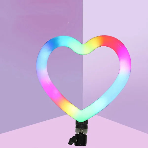 Heart-Shaped RGB LED Light