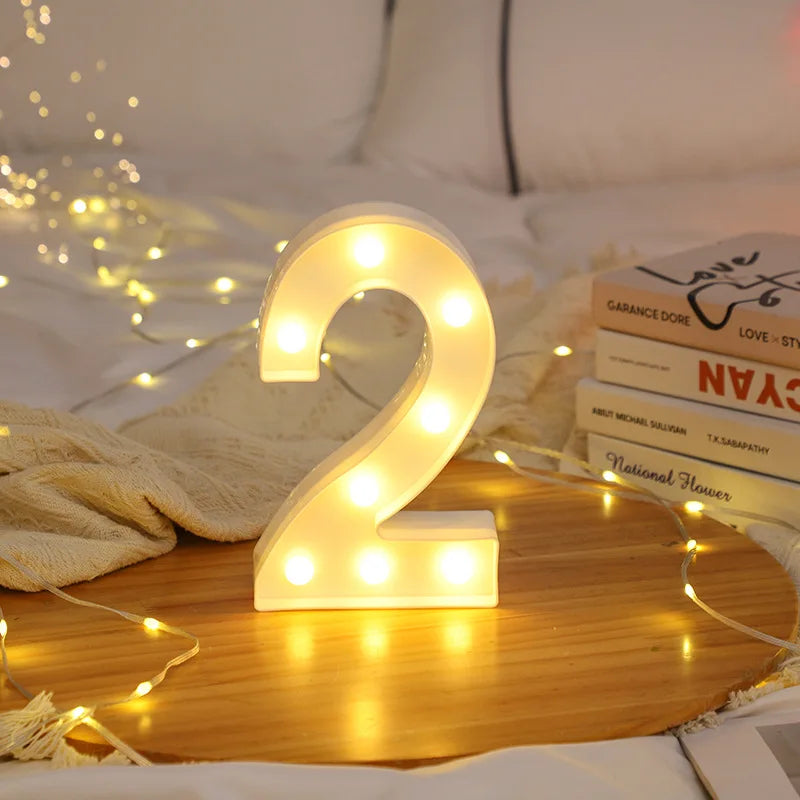 Marquee Number Lights
