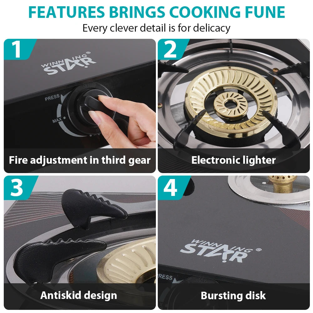 Two-Burner Gas Stove