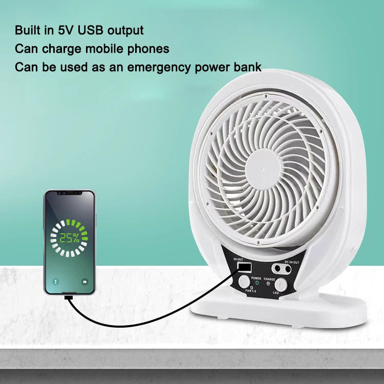 Green Solar Energy Fan
