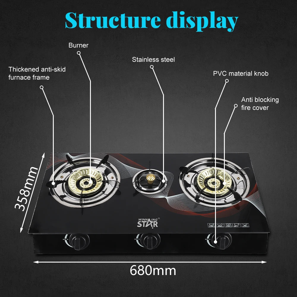 Two-Burner Gas Stove