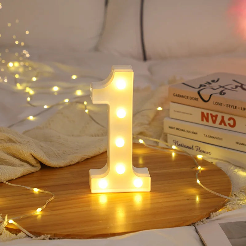 Marquee Number Lights