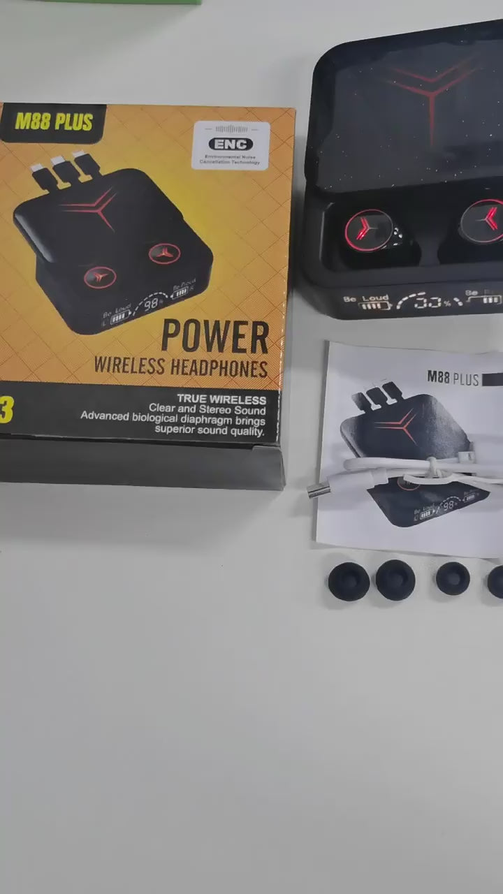 M88 Plus TWS IPX6 Waterproof Earbuds