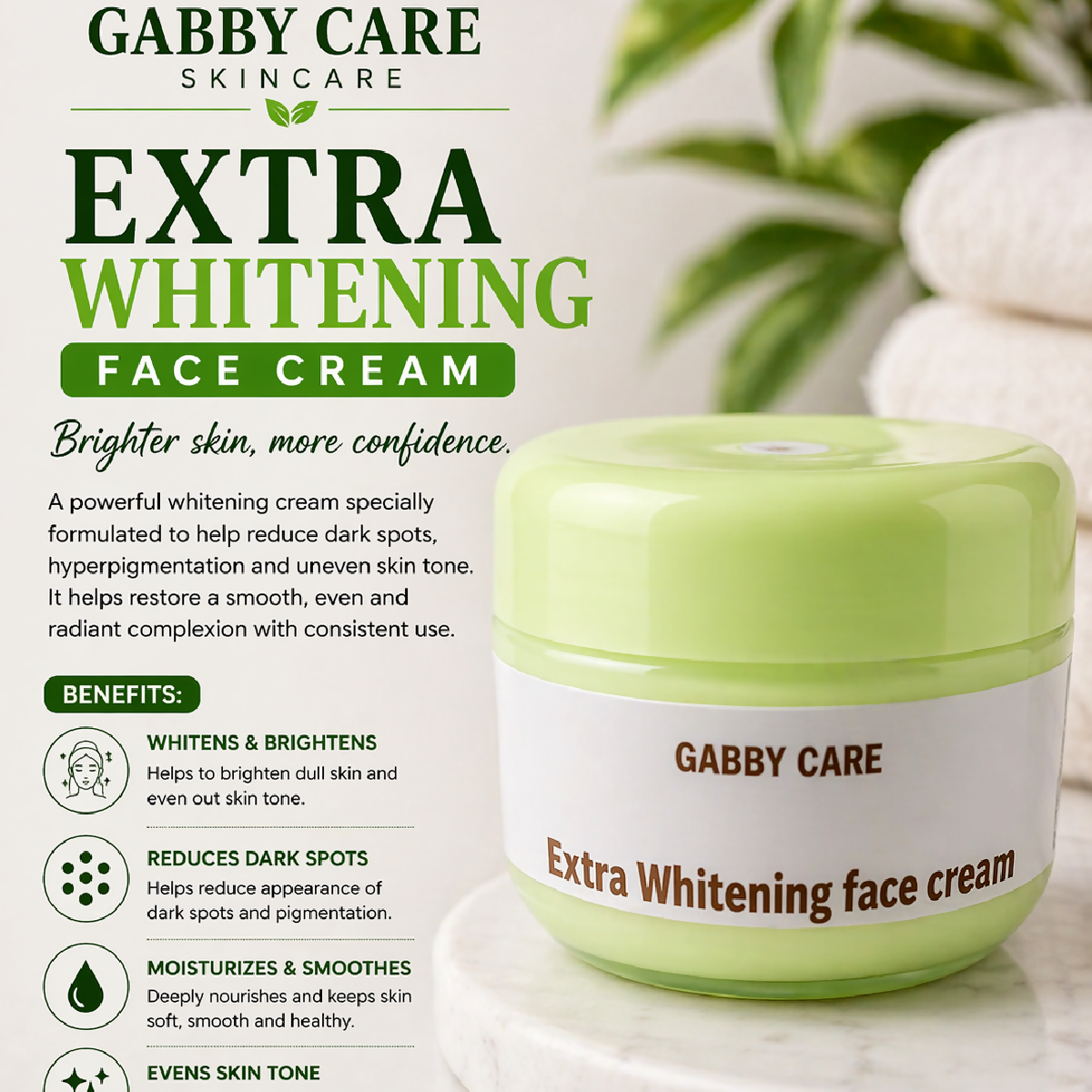 Gabby Care Extra Whitening Face Cream