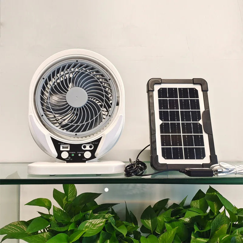 Green Solar Energy Fan