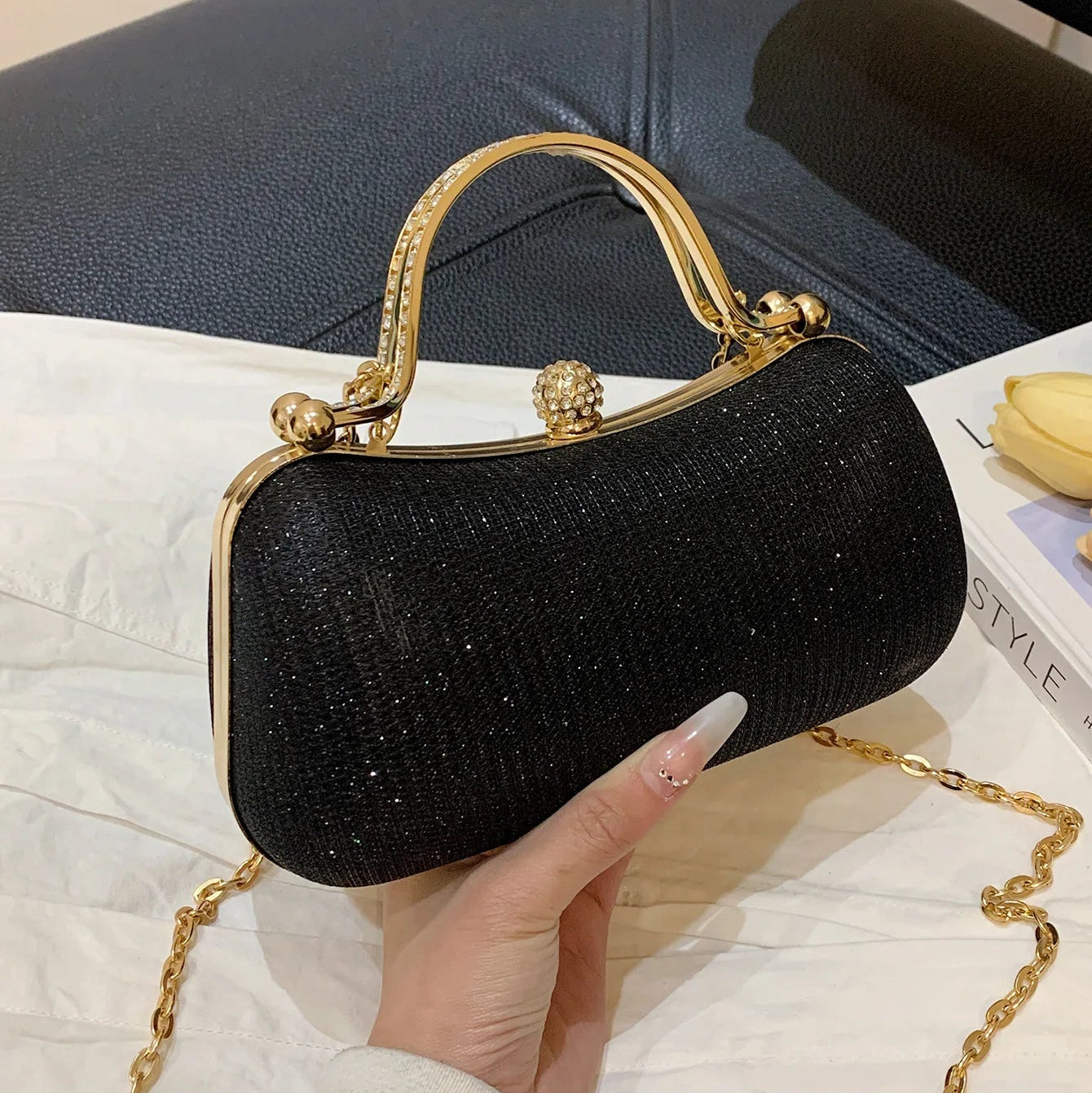 Trapezoid Chic Shoulder Purse