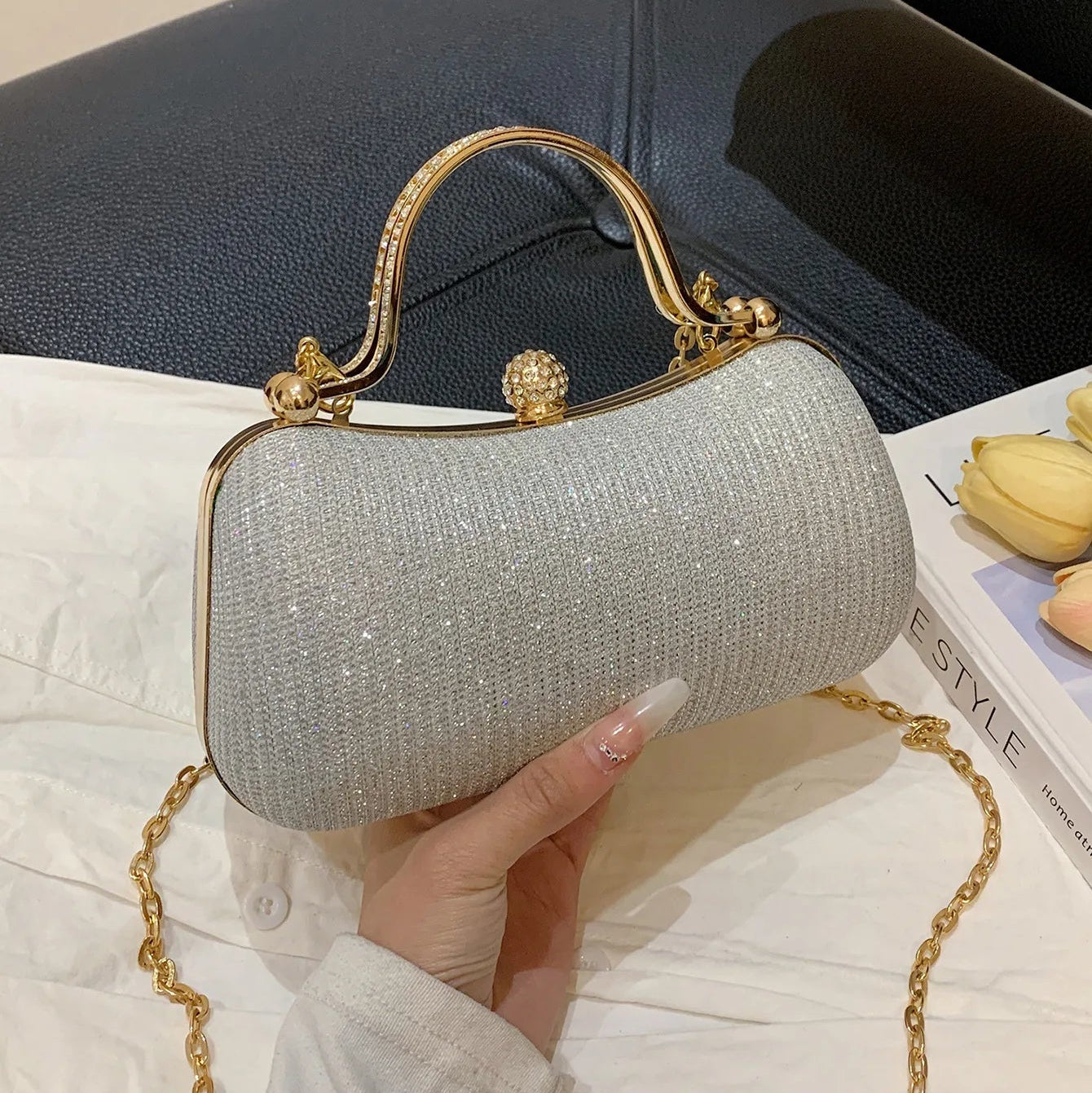 Trapezoid Chic Shoulder Purse