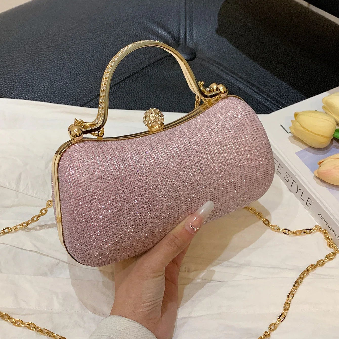 Trapezoid Chic Shoulder Purse