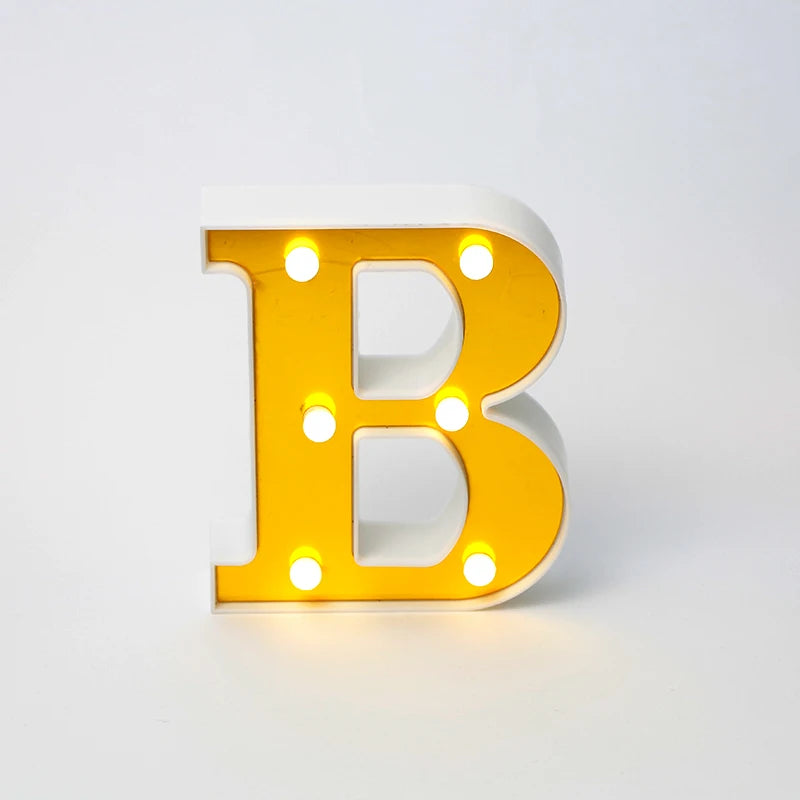 Marquee-Style Light-Up Letters