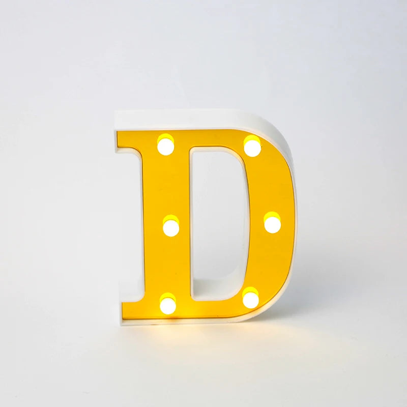 Marquee-Style Light-Up Letters