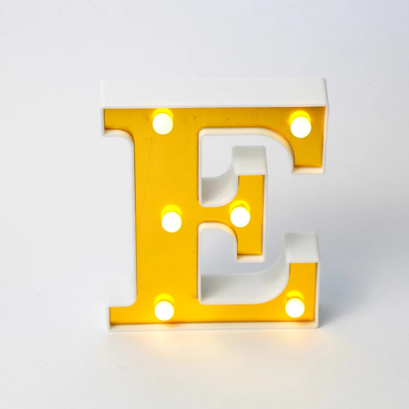 Marquee-Style Light-Up Letters