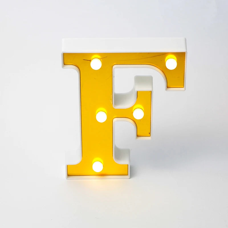 Marquee-Style Light-Up Letters