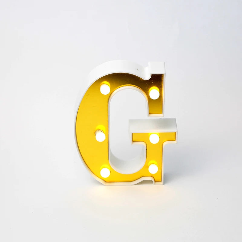 Marquee-Style Light-Up Letters