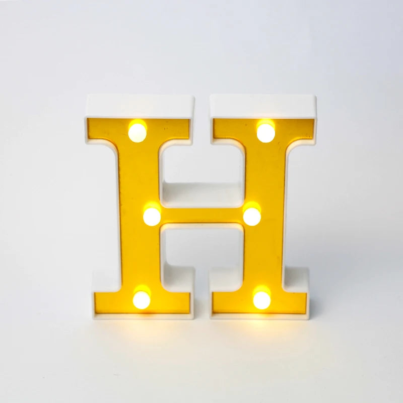 Marquee-Style Light-Up Letters