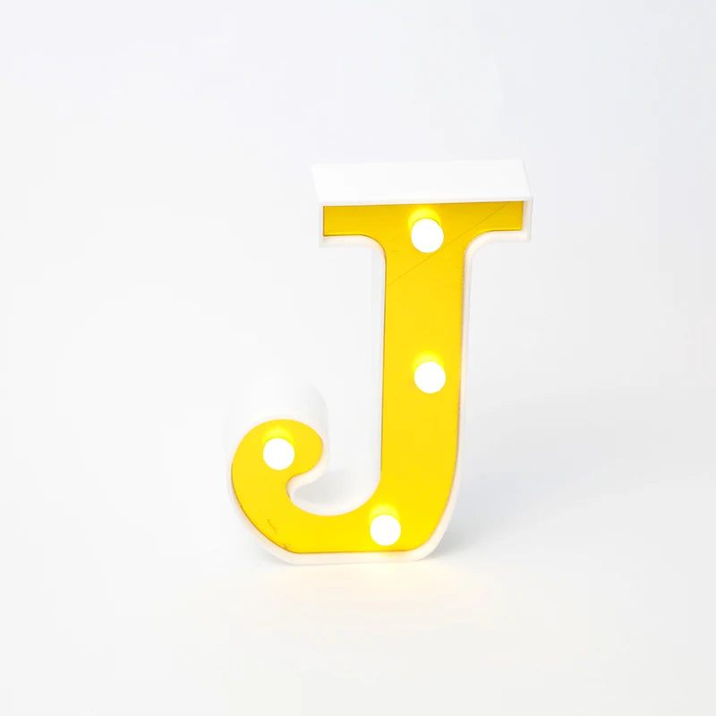 Marquee-Style Light-Up Letters