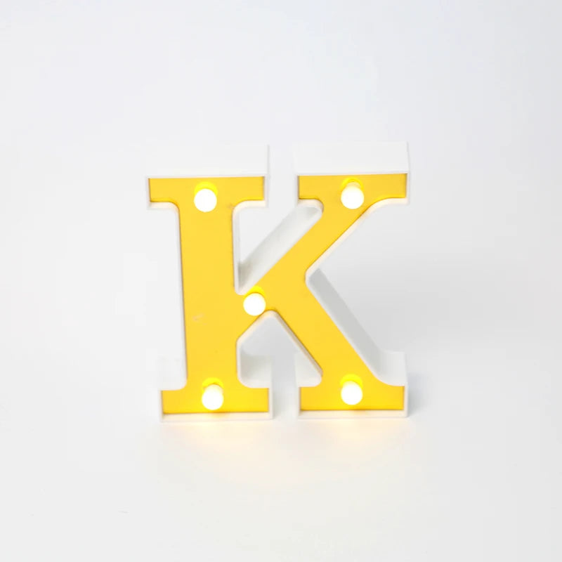 Marquee-Style Light-Up Letters