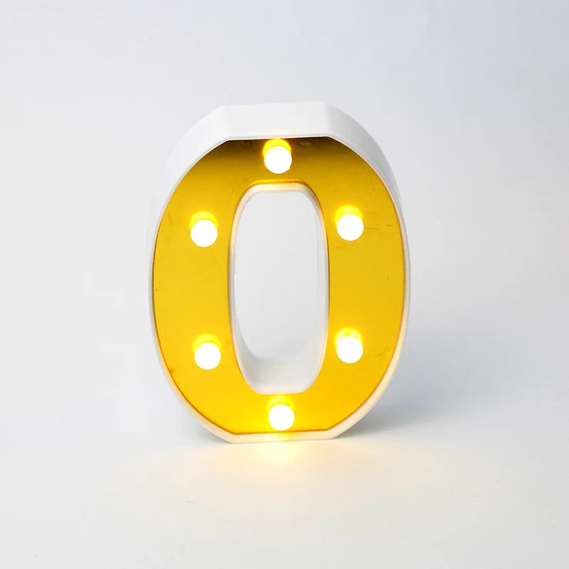 Marquee-Style Light-Up Letters