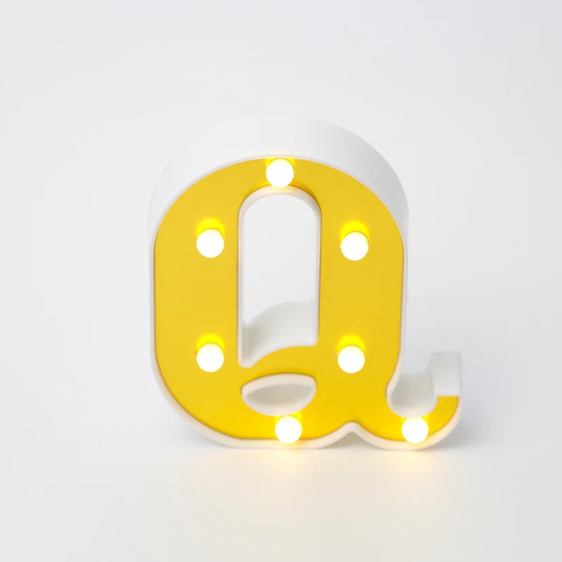 Marquee-Style Light-Up Letters