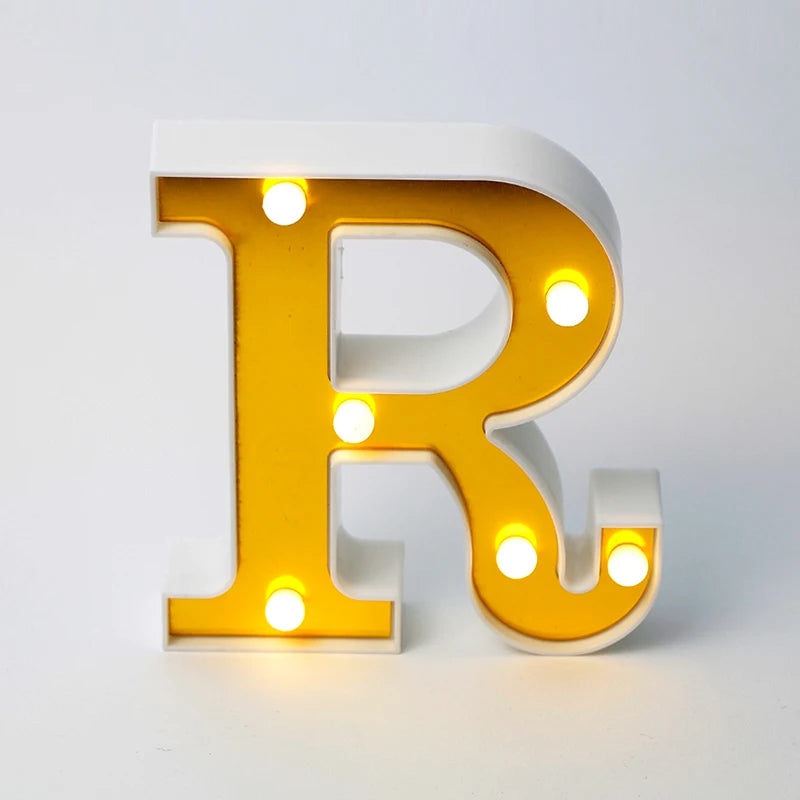 Marquee-Style Light-Up Letters