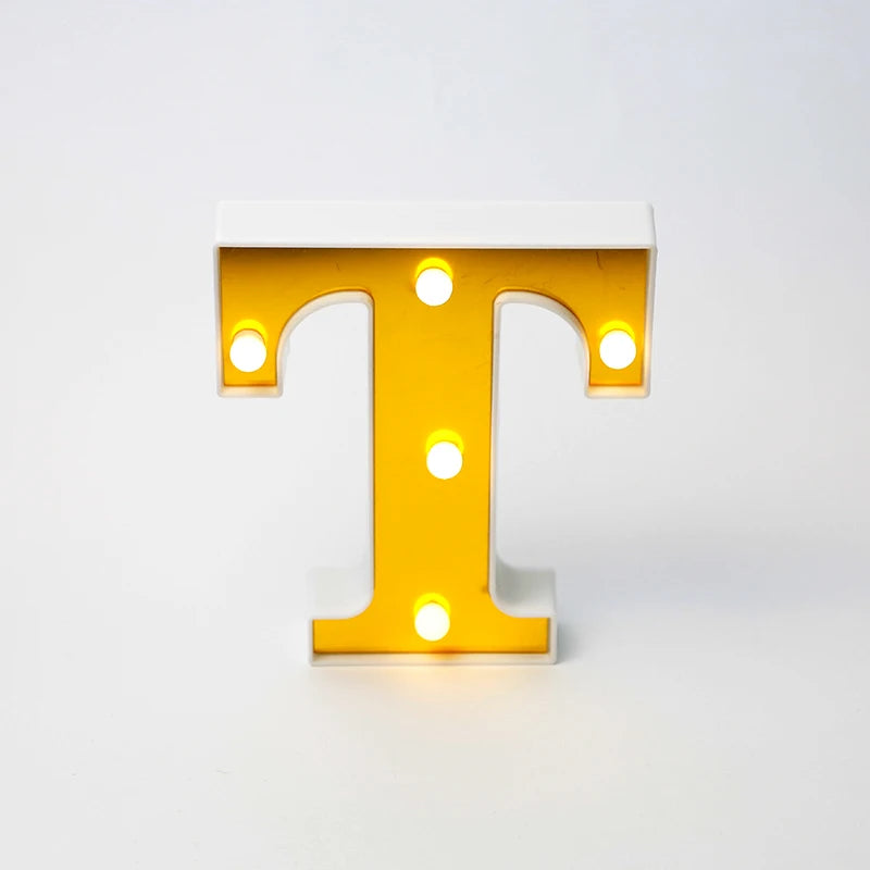 Marquee-Style Light-Up Letters