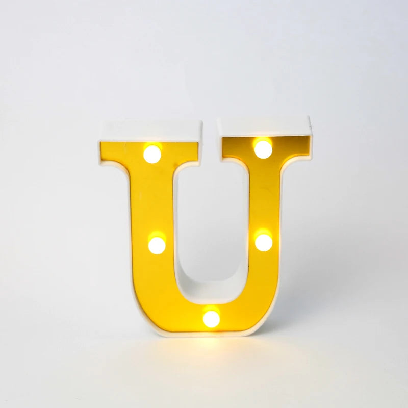 Marquee-Style Light-Up Letters