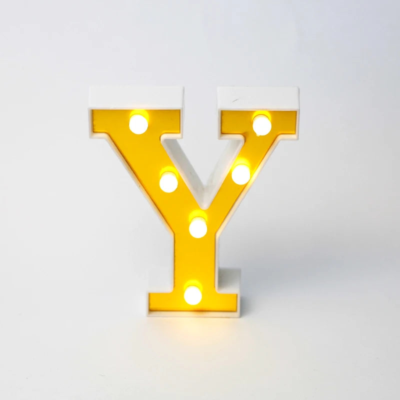 Marquee-Style Light-Up Letters