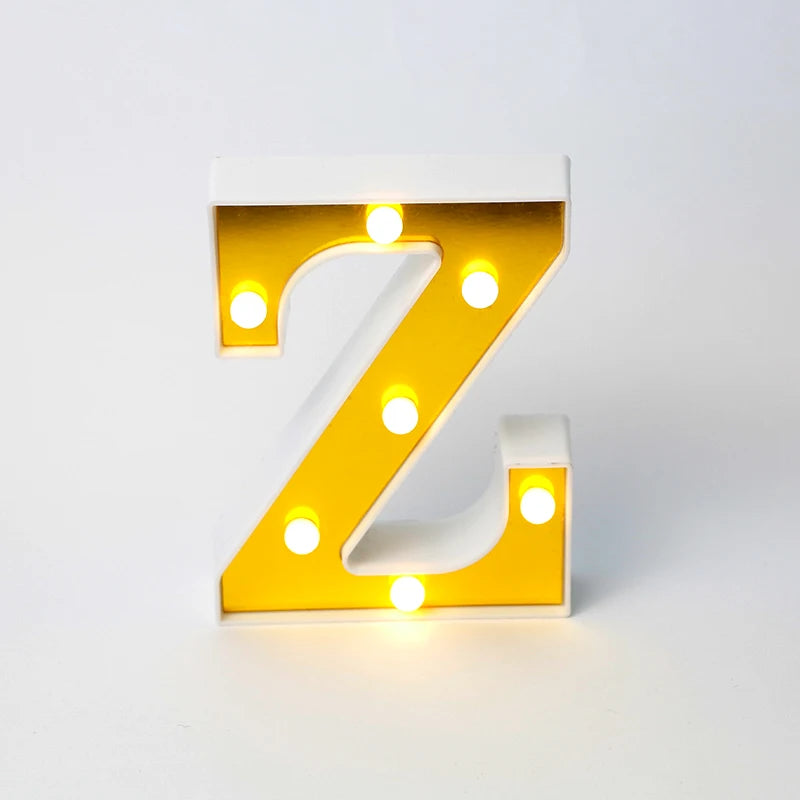 Marquee-Style Light-Up Letters