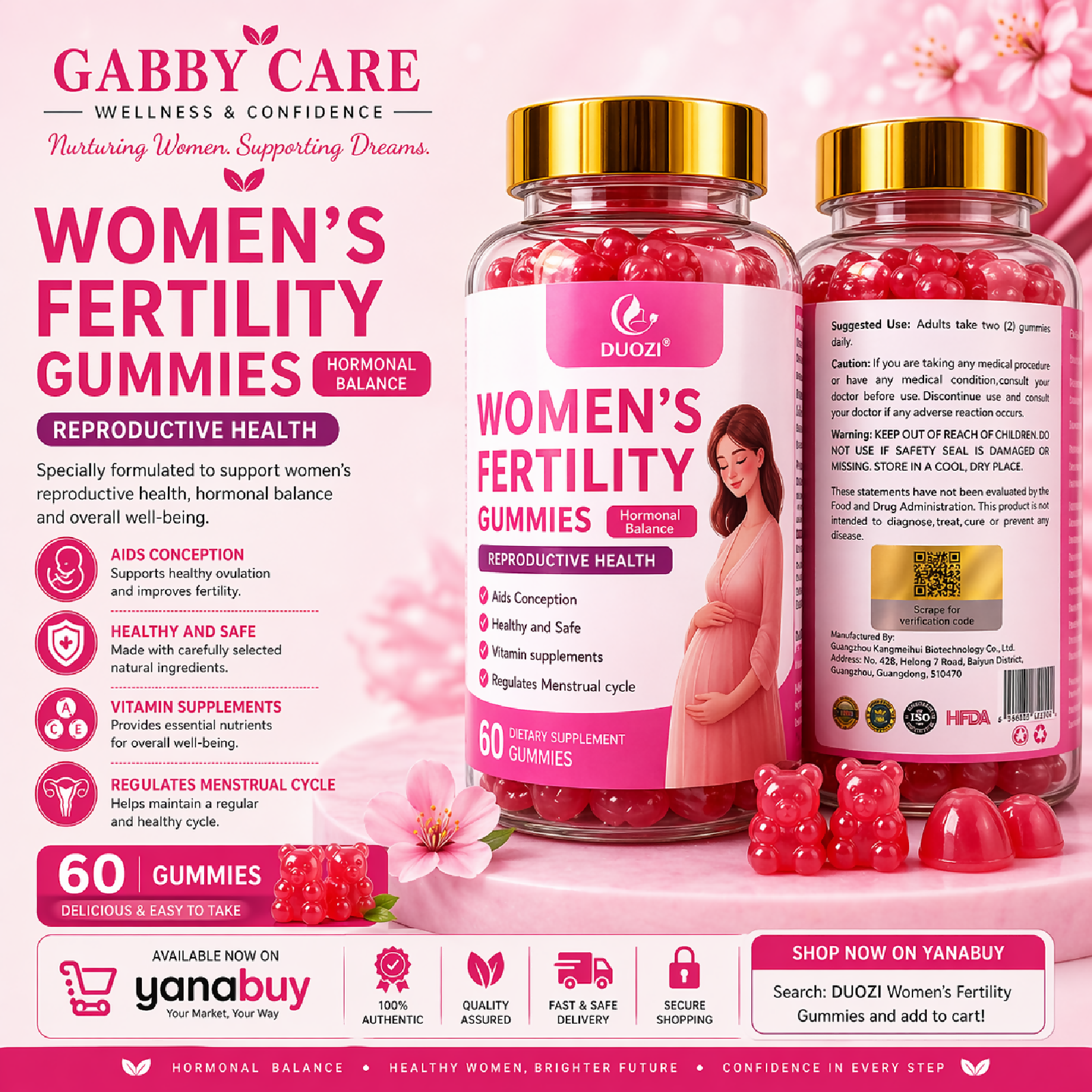 Women’s Fertility Gummies